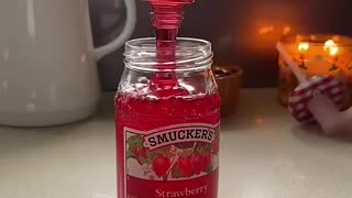 Must Watch: Strawberry Jelly Soap 🍓🧼 #diy #crafts