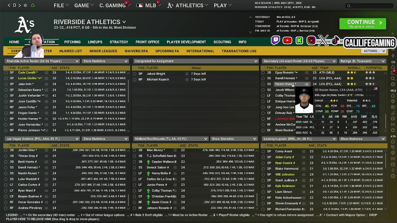 🔴Ep.44 Live Stream OOTP 26 Franchise Rebuild | Live Commissioner & Manager Mode (Inside The Diamond)