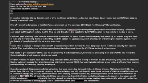 Cybertruck Bomber Emailed Sam Shoemate About "Gravitic Propulsion Systems" Powered Aircraft & Alleged FBI Surveillance
