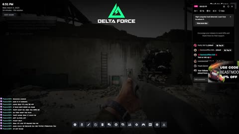 Trying out the new Delta Force Story made by Unreal Engine.