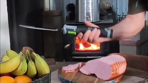 Electric Knife Slices Ham Perfectly! See the Results! #workpro #filletingknife