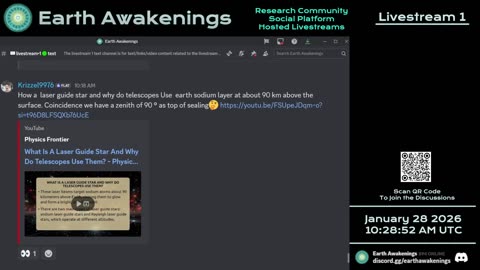 Earth Awakenings - Livestream 1 - #4300 - Live on Rumble/Youtube/X-Twitter/Twitch