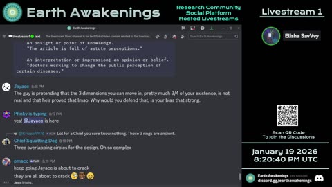 Earth Awakenings - Livestream 1 - #4284 - Live on Rumble/Youtube/X-Twitter/Twitch
