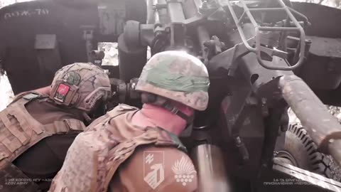 Ukrainian Artillery Scores Multiple Direct Hits