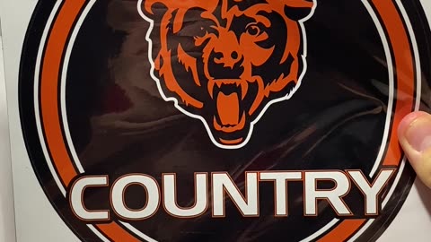 Mini-Vlog: Stop and Shop: Bears Country - Officially Licensed NFL Chicago Bears Team Magnet 8x8"