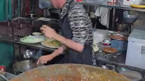 Dancing Dosa Man at Green Gallery — Food with Full Entertainment!