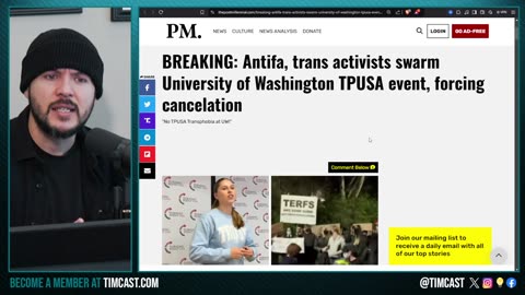 ANTIFA IS BACK, Far Left ATTACKS TPUSA Event After Trump Signs TWO GENDER Executive Order