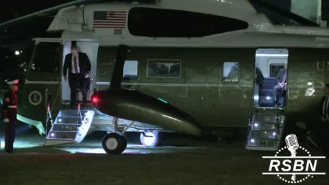 WATCH: President Trump Arrives at The White House - 2/19/25