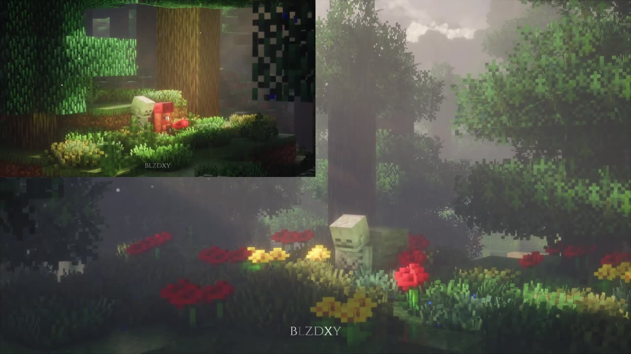 Satisfying Minecraft ASMR Biome And Music #2