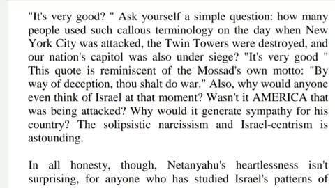 '9/11 Evil' Book Conclusion: It Was Israel