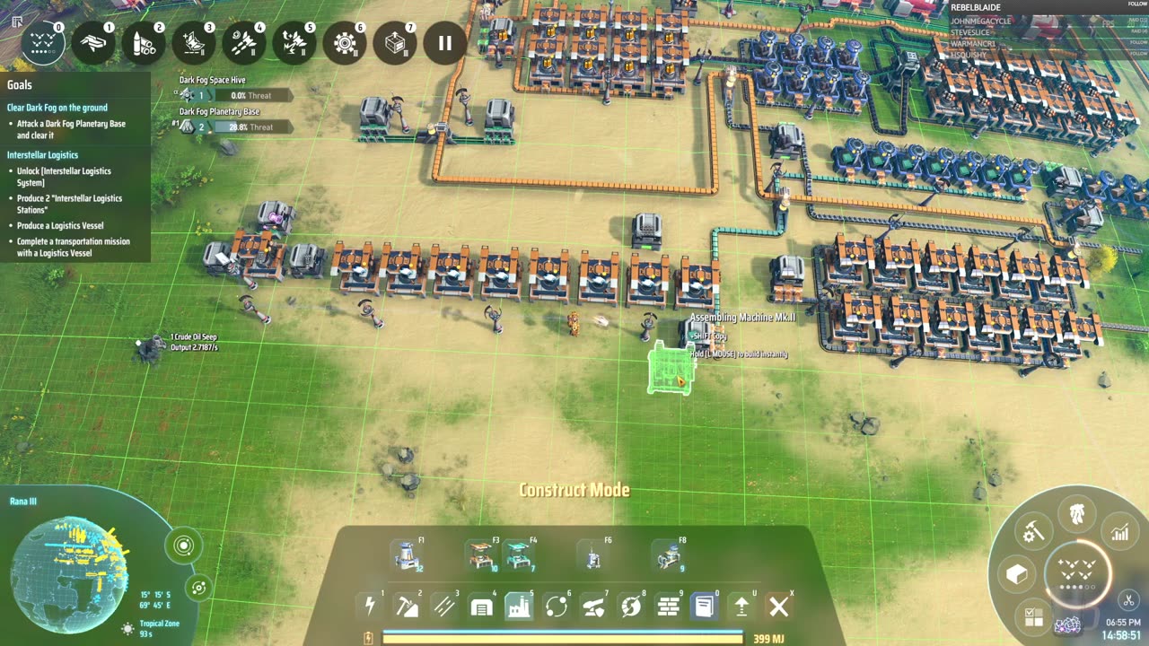 Dyson Sphere Program | Planetary logistics and Structure Matrix