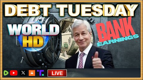 WORLD-HD: Debt Tuesday -- Bank Earnings Meet China Trade