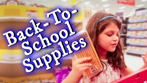 Back-To-School Supplies Shopping // First Grade Fun!!