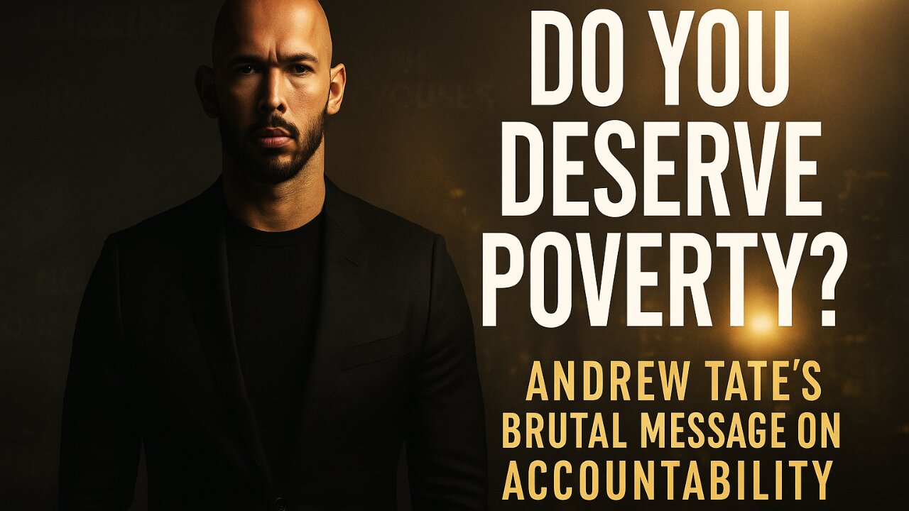 Andrew Tate: Do You Actually DESERVE to Be Poor?
