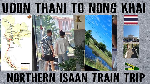 Udon Thani to Nong Khai - By Train 🚉 An 11 Baht - Northern Isaan - Thailand Railway Journey 🛤️ TV