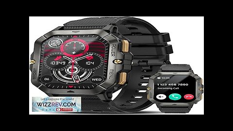 Military Smart Watches for Men (Answer/Make Calls) 2.02'' Fitness Smart Watch Review