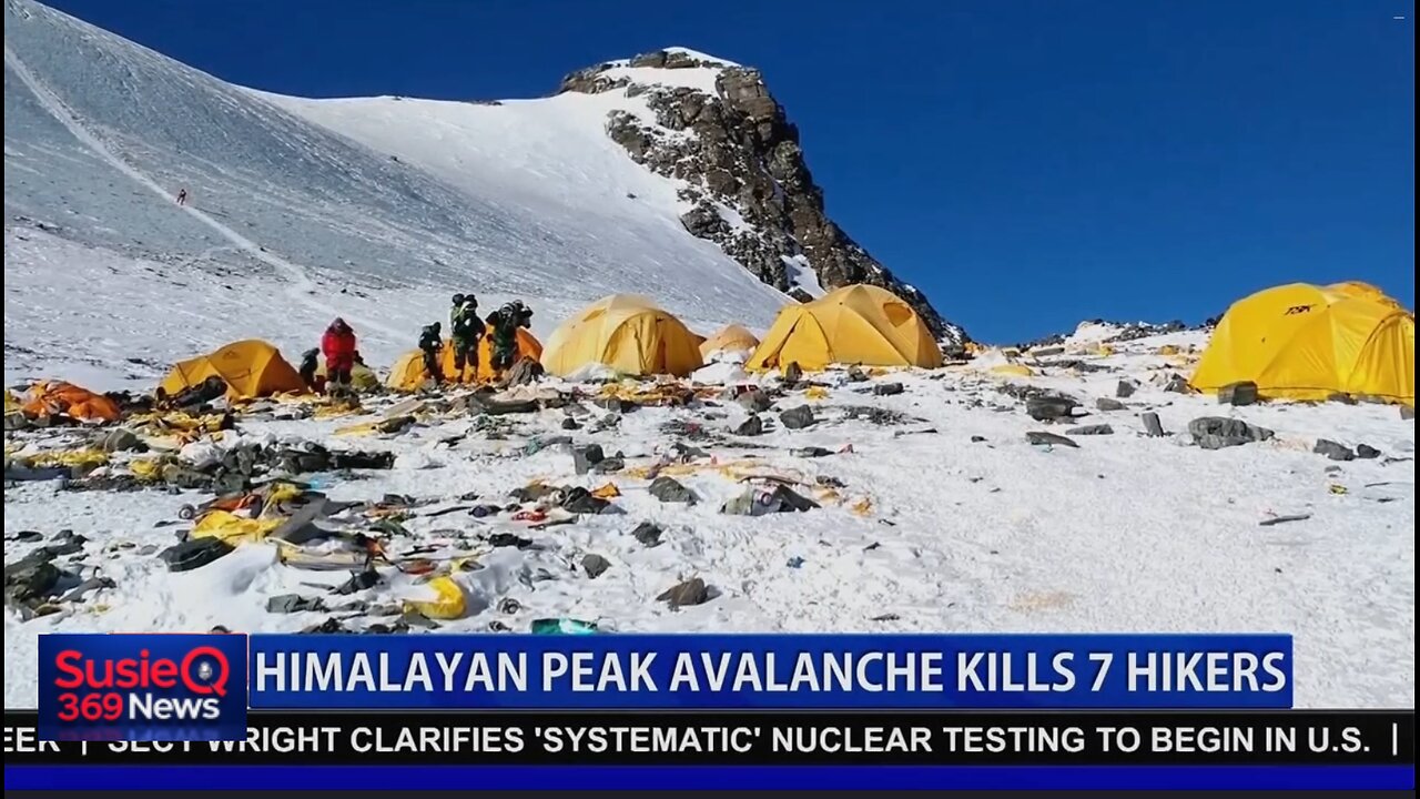 HIMALAYAN PEAK AVALANCHE KILLS 7 HIKERS