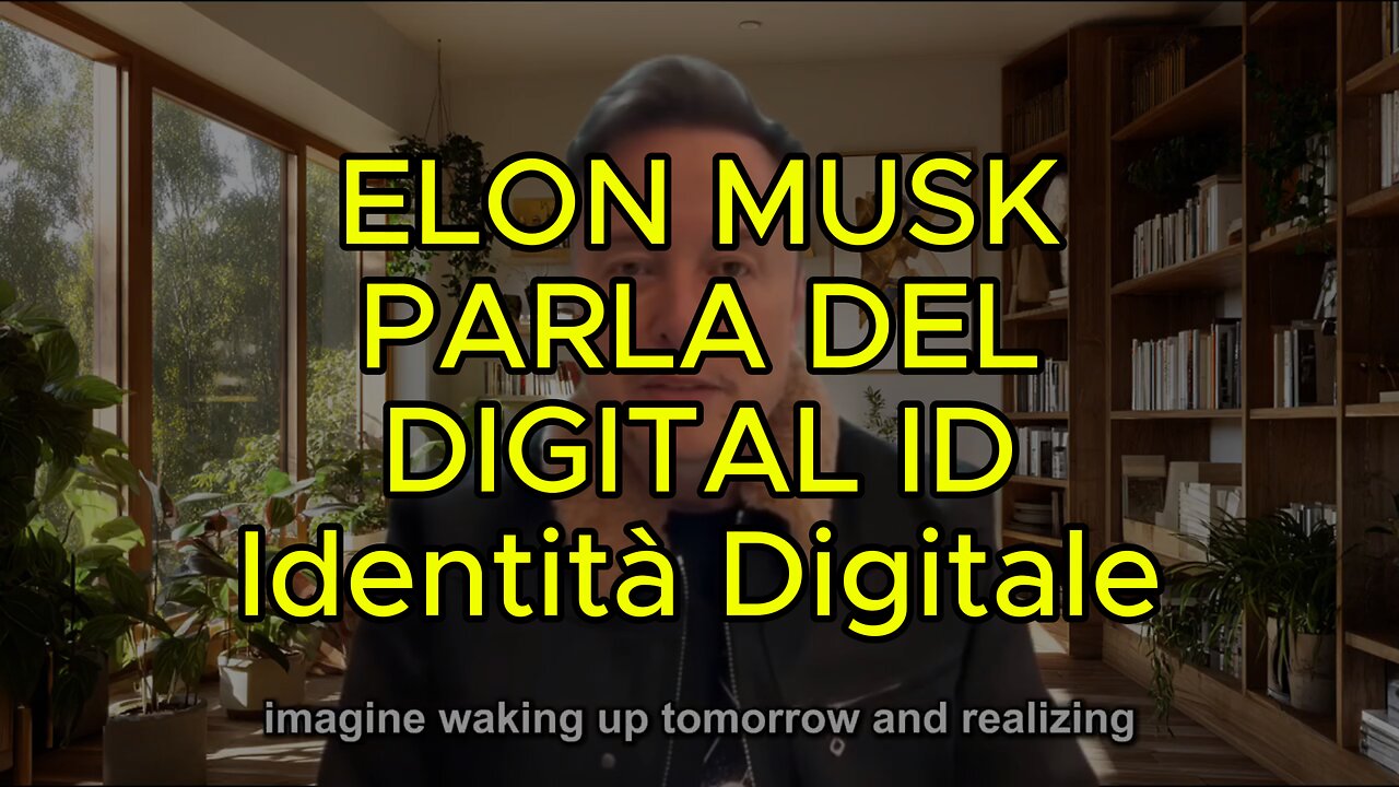 PAZZESCO: Elon Musk rivela il VERO pericolo dell’Identità Digitale! IN ITALIANO