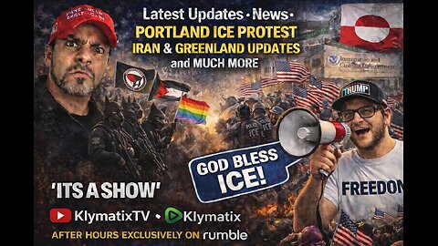 LIVE - ITS A SHOW! - IRAN, MINNESOTA, PORTLAND AND MUCH MORE