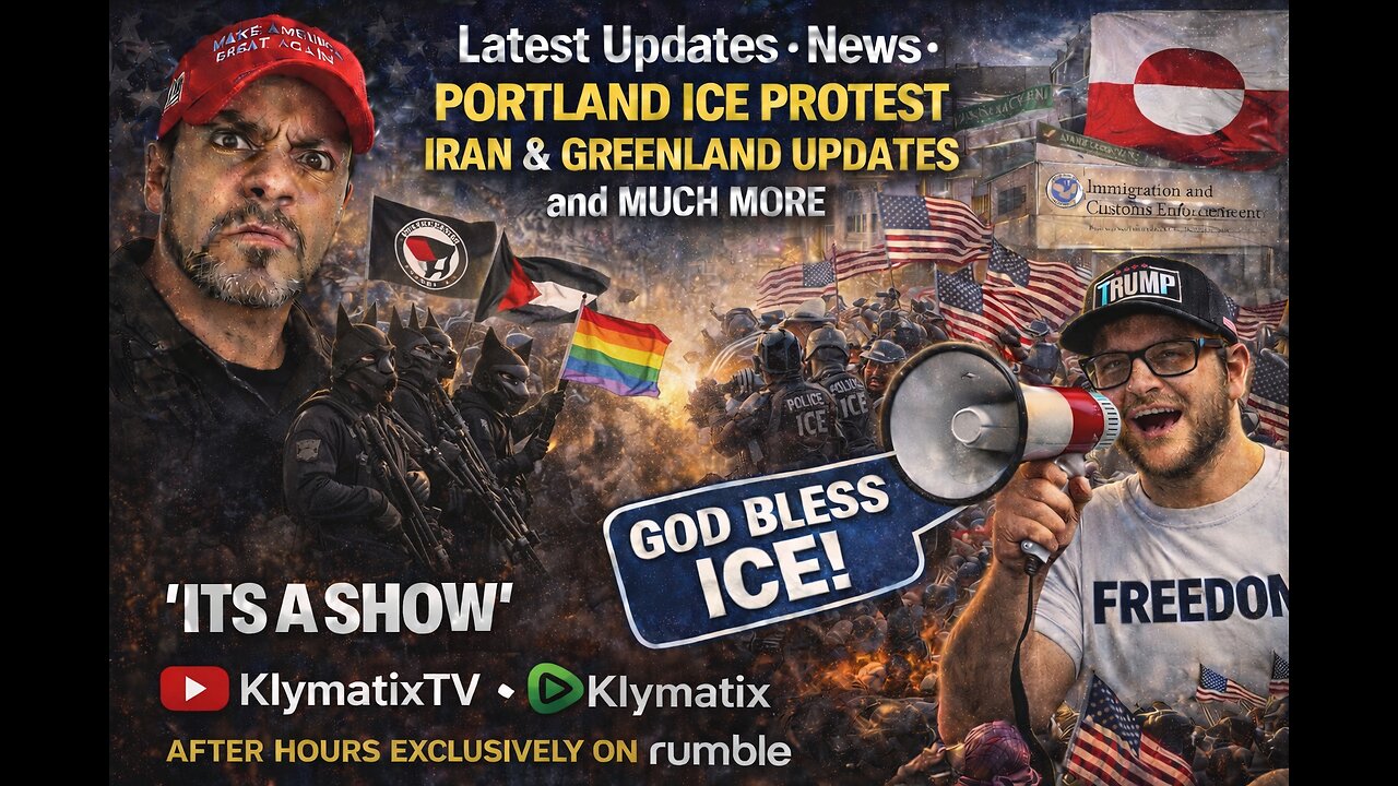 LIVE - ITS A SHOW! - IRAN, MINNESOTA, PORTLAND AND MUCH MORE