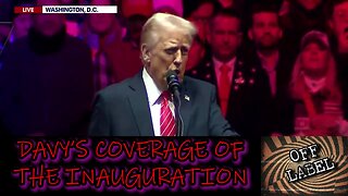 Davy Covers The 2025 Inauguration of President Donald J. Trump Live