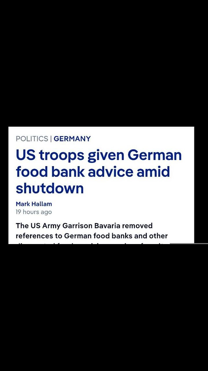 US SOLDIERS GET GERMAN FOOD BANKS! - Nemesis Now
