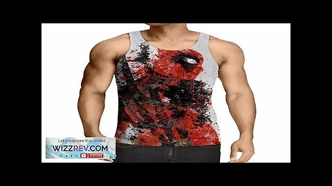 Deadpool Impressive Abstract Painting Design 3D Print Tank Top Review