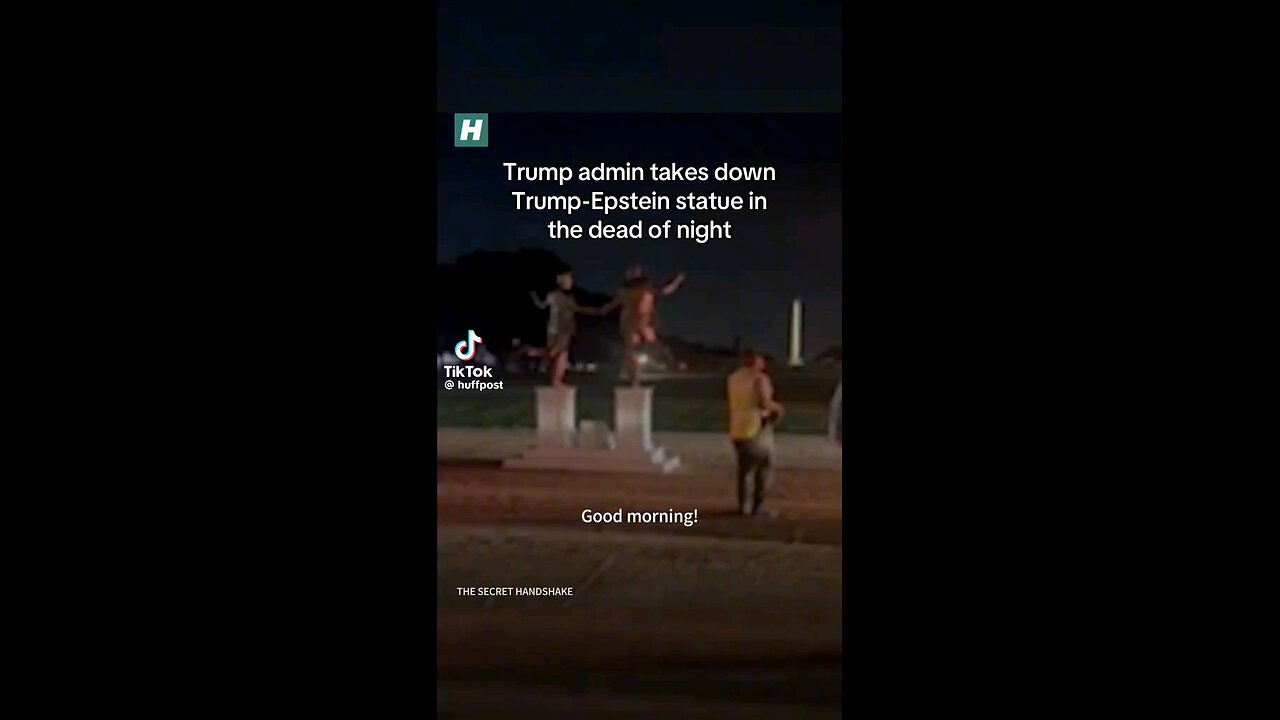 Guess Trump didn't like his statue