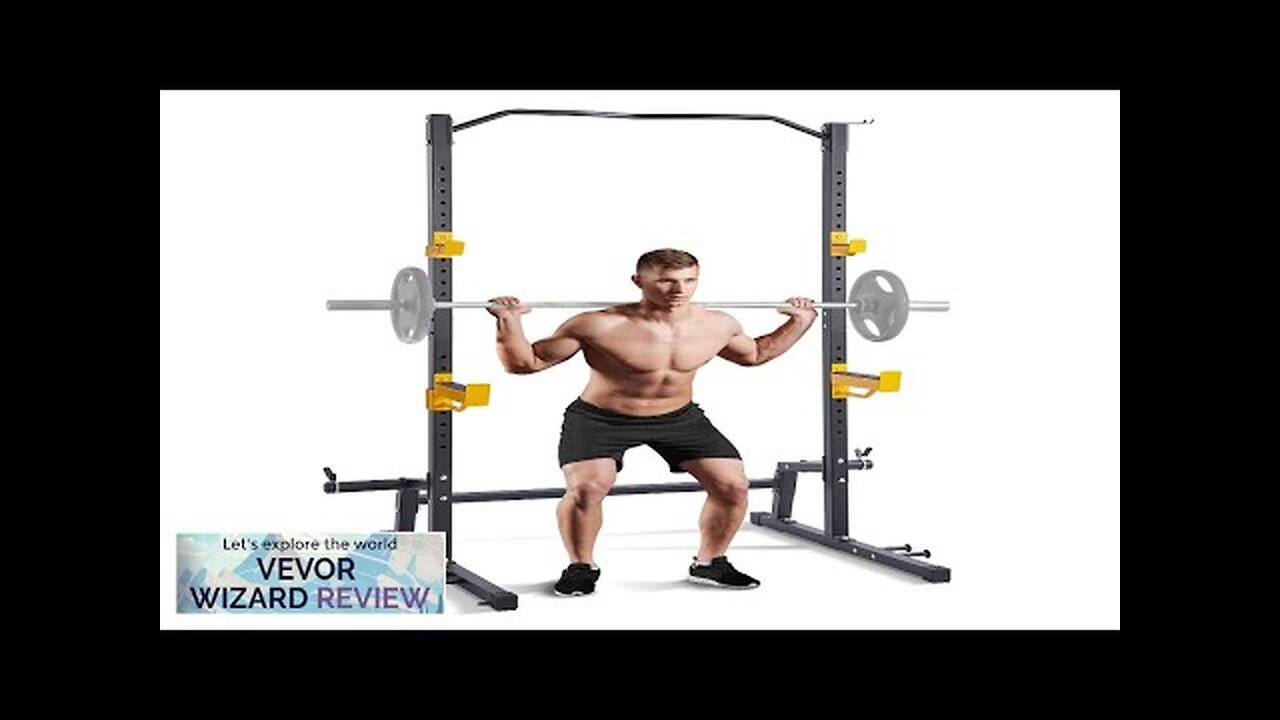 VEVOR Squat Stand Power Rack Multi-Functional Power Rack with Pull up Bar Review