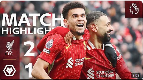 Highlights: Liverpool 2-1 Wolves | Diaz & Salah Score In Premier League