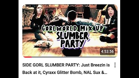 JM 20250709 SIDE GORL SLUMBER PARTY Just Breezin is Back at it Cyraxx Glitter Bomb NAL..