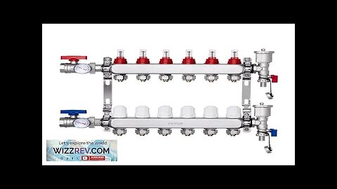 VEVOR 6-Branch Radiant Heat Manifold 1/2" PEX Tubing Floor Heating Manifold Set Review