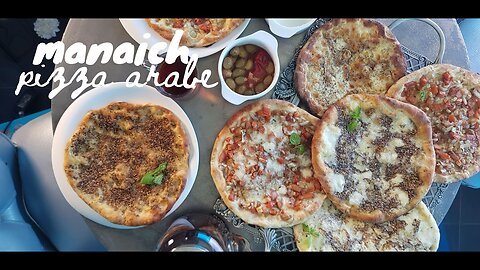 Manaich /manouche (pizza arabe)