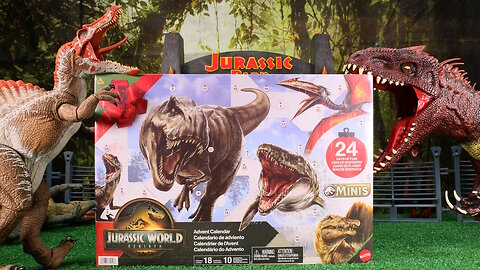 Jurassic World Rebirth 2025 Advent Calendar Unboxed Christmas Dinosaur Toys Mattel Drex TREX