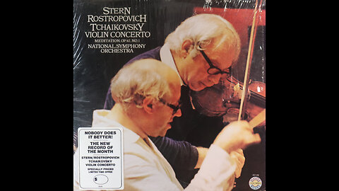 Tchaikovsky - Violin Concerto - Stern, Rostropovich (1978) [Complete LP]