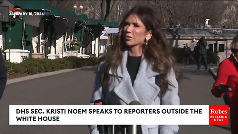 BREAKING NEWS: Kristi Noem Speaks To Reporters After Trump Threatens Insurrection Act For Minnesota