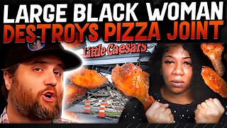 Large Black Woman DESTROYS A Little Caesars Over Sauce & Justice For Old Man Beaten By Thug!
