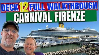 Carnival Firenze Public Deck 12 | Tall Man's Cruise Adventures