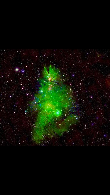 Christmas Tree Found in Outer Space! Nebula NGC 2264 #psalm19