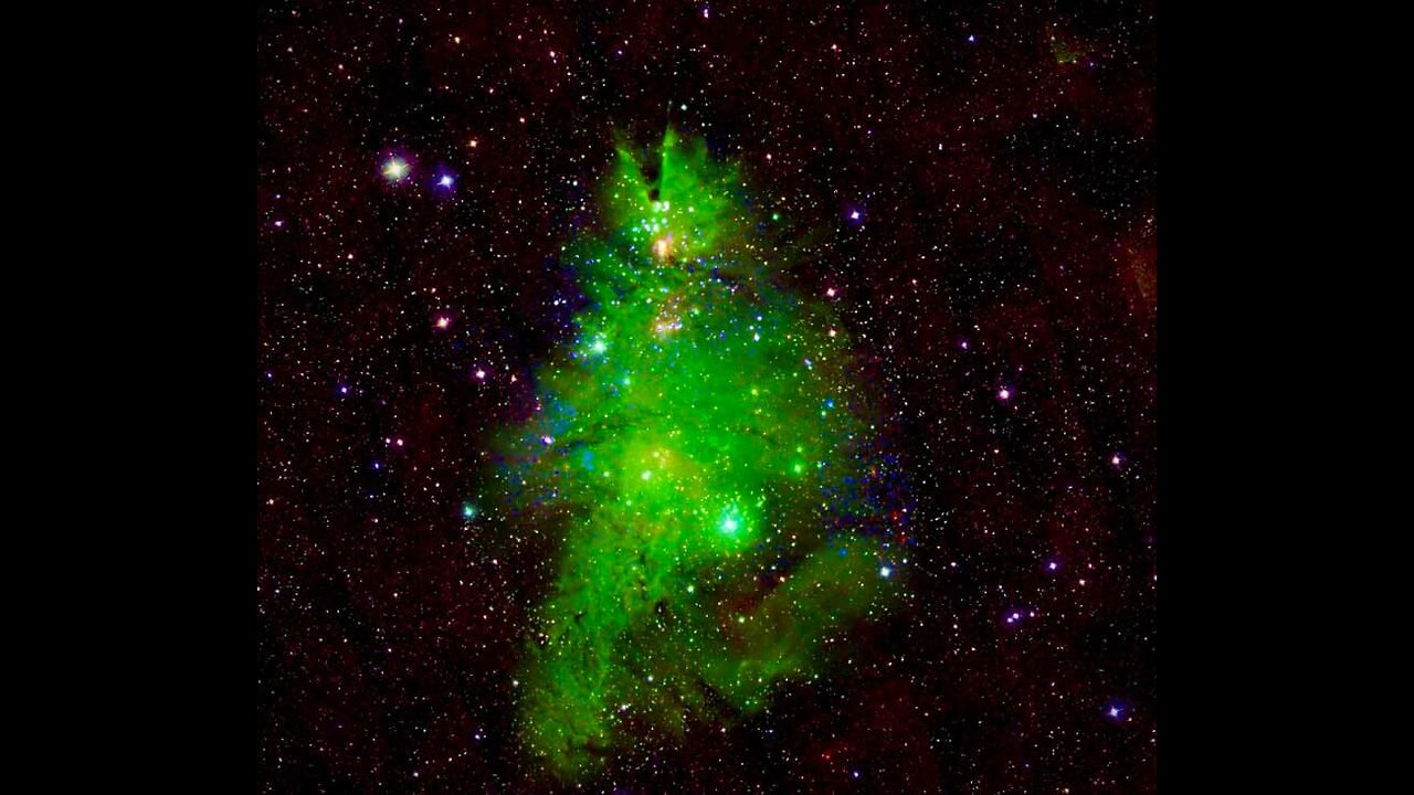 Christmas Tree Found in Outer Space! Nebula NGC 2264 #psalm19