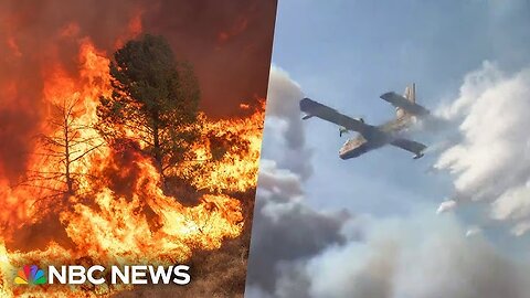 Air attack used against new wildfire near Los Angeles