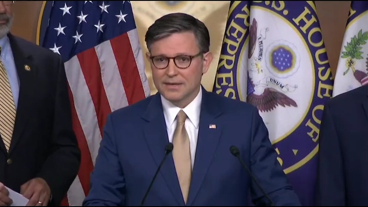 Speaker Johnson: Govt Shutdown Is A Democrat POLITICAL STUNT