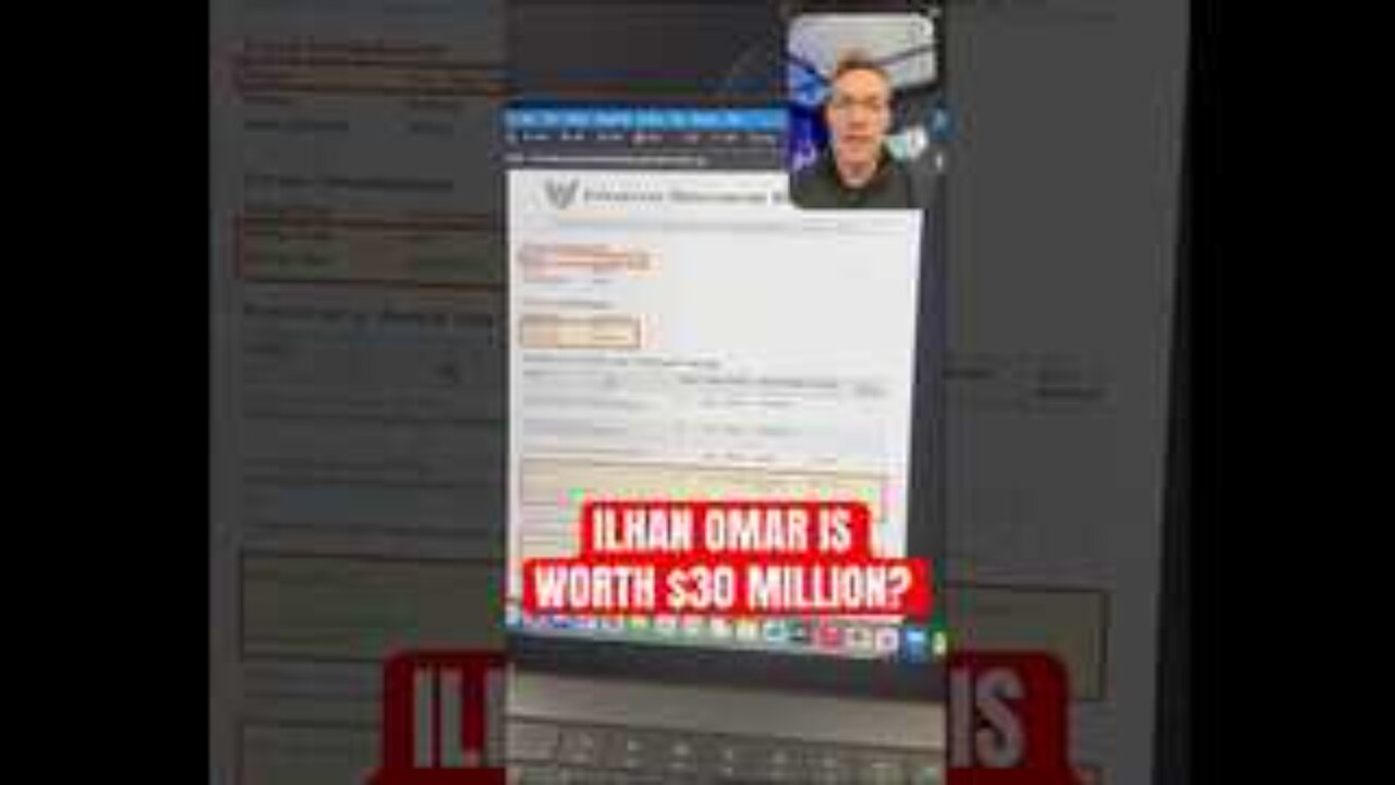 I looked into Ilhan Omar’s finances…