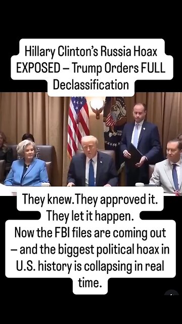 President Trump has ordered the full declassification of FBI files tied to Crossfire Hurricane