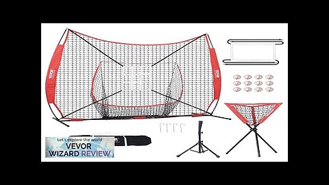 VEVOR 7x7 ft Baseball Softball Practice Net Portable Baseball Training Net Review