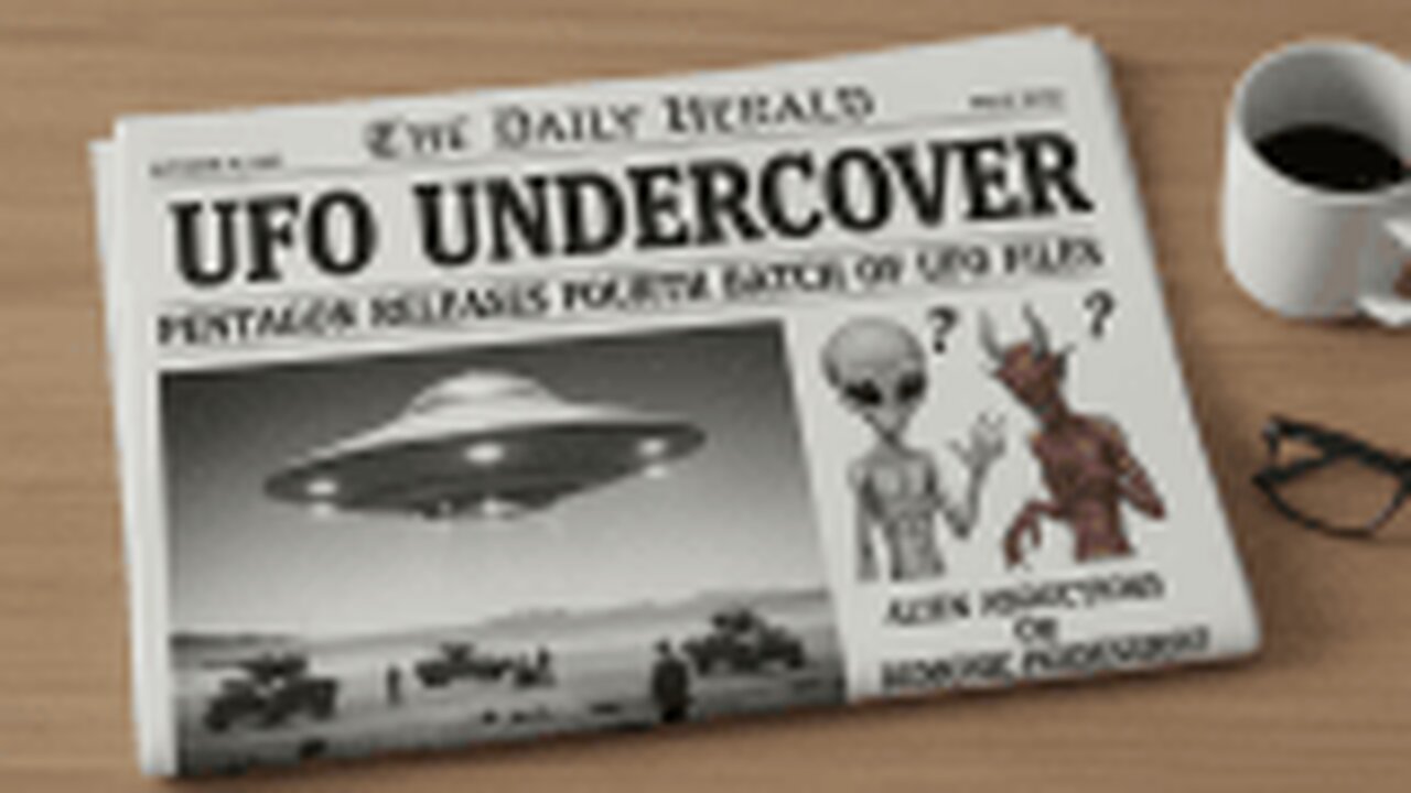 UFO Undercover Pentagon releases 4th batch of UFO files Plus or alien abductions demonic possession