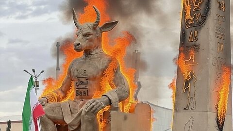 Iranians Burn Down Statue Of Baal