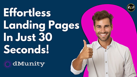 Build Landing Pages Without Any Code | dMunity Lifetime Deal