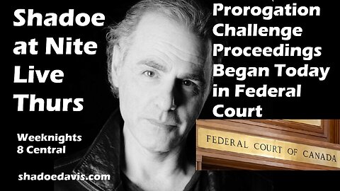 Feb. 13th/2025- Prorogation Challenge in Federal Court, Canadian Flag Day Message