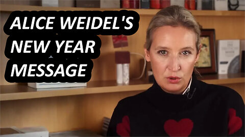 English subtitles, AfD leader Alice Weidel's New Year message